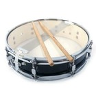 New Piccolo Snare Drum 13 X 3 5 Poplar Wood Metal Shell Percussion Black
