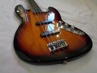 2008 Squier Vintage Modified Jazz Bass Fretless Sunburst W dimarzio Dp147-dp148