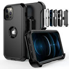 For Iphone 12 13 Pro 11 12 13 Pro Max Shockproof Heavy Duty Case Cover belt Clip