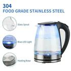 New Electric Water Kettle Bpa-free Glass Fast Boiling 1 8l 1500w Auto Switch