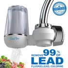Simpure Faucet Mount Filtration System on-tap Water Filter Cleanable bpa Free