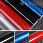 5d Premium High Gloss Carbon Fiber Vinyl Film Wrap Bubble Free Air Release 6d