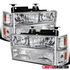 Fit 1994-1998 Chevy C k Tahoe Suburban Silverado Headlights corner Bumper Signal