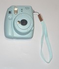 Fujifilm Instax Mini 9 Instant Camera Ice Blue Tested Works Great