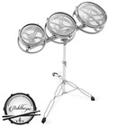 Roto Tom Drum Set With Stand - 6   8   10  Toms With Remo Heads