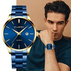 Waterproof Men s Watch Stainless Steel Quartz Analog Wrist Watches Sport Fashion