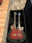Ovation Double Neck Cse225 Celebrity Elite 12-string 6-string Guitar W hard Case