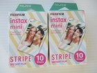 Fujifilm Instax Mini Film Stripe 20 Sheets Mini Camera 7s 8 9 11 90 Polaroid 300
