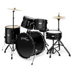 5-piece Complete Full Size Pro Adult Drum Set Kit With Genuine Remo Heads