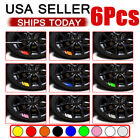 6 Pcs Universal Car Wheel Rim Sticker Reflective Vinyl Decal Mark For 16 -21