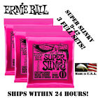    3 Sets  Ernie Ball Super Slinky Electric Guitar Strings 2223   