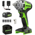 Greenworks 24v Cordless Impact Wrench 1 2 In  400nm High Torque With 4ah Battery