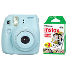 Fuji Instax Mini 8 Fujifilm Instant Film Camera Blue   20 Sheets Instant Film