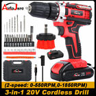 20v Cordless Drill 3 8  Electric Screwdriver Max 33nm Power Drill Driver battery