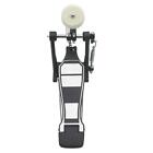 Single Bass Drum Pedal Chain Drive Music Foot Kick Black Professional