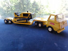 Original Tiny Tonka Truck W lowboy Trailer   Bulldozer 