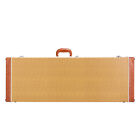 New Protable St Electric Guitar Square Hard Case W  Hardware   Lock Yellow