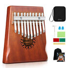 Donner 10 Key Mahogany Kalimba Thumb Piano Mbira Finger Percussion  W  Tuner Bag