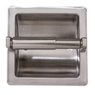 Recessed Toilet Paper Holder With Stainless Steel Construction - Satin Nickel