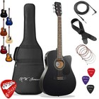 Thinline Cutaway Acoustic Electric Guitar With Gig Bag - Right Handed