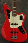 2005 Fender Jaguar Bass Crafted In Japan Cij Hot Rod Red W matching Headstock